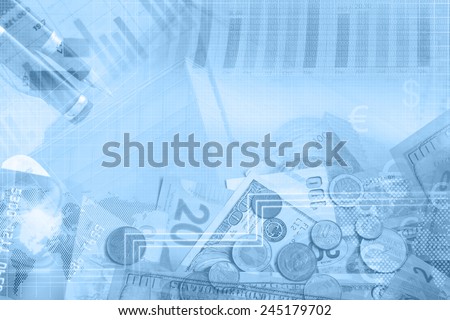 Finance abstract background