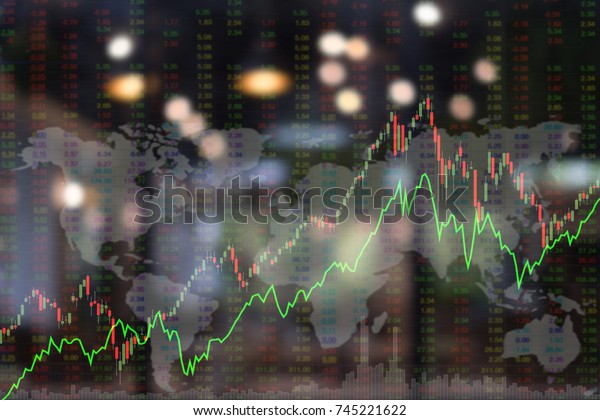 Finance Background Trend Line Graph Stock Stock Photo Edit Now - 