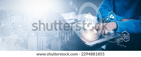 finance and banking digital, businessmen using laptops with online banking and payments, Finance and banking networks. AI, Customer networking connection, Digital marketing. cyber security. 