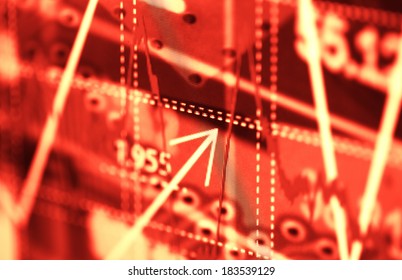 Finance data concept