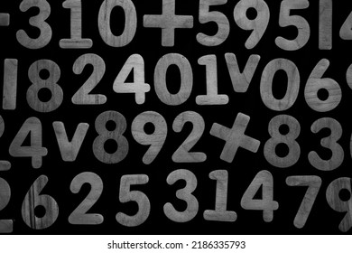 Finance data concept. Seamless pattern with numbers.