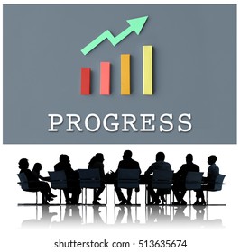 Finance Economic Progress Analysis Concept