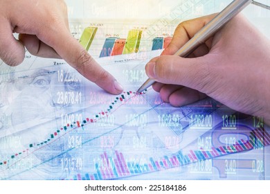 Finance And Stock Concept,analysis Stock