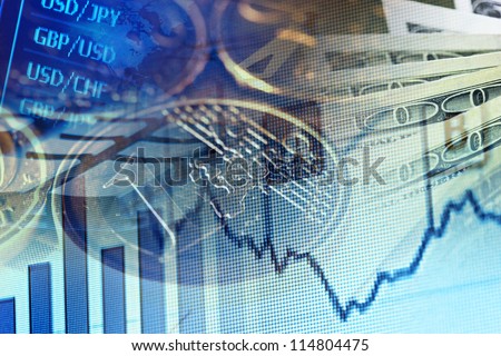 Finance system concept.