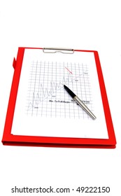 financial analysis; isolated notepad