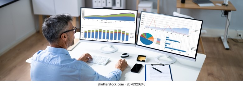 Financial And Business Marketing Statistics Data Chart