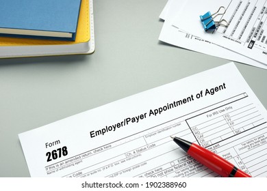  Financial Concept About Form 2678 Employer Payer Appointment Of Agent Mammogram With Inscription On The Page.
