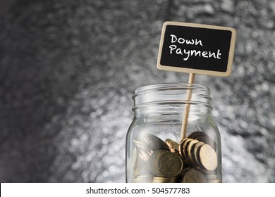 Financial Concept Down Payment Concept