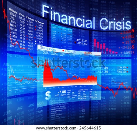 Financial Crisis Economic Stock Market Banking Concept