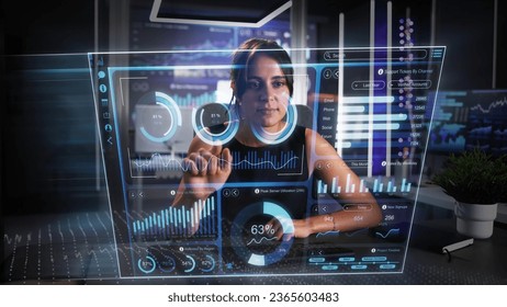 Financial Data Analyst Using KPI Dashboard Technology