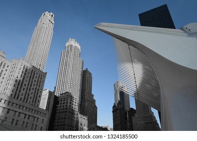 Financial District NYC Skyscrapers & Oculus