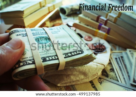 Financial Freedom Stock Photo