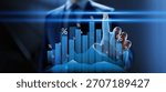 Financial Growth Strategy and Data Visualization with Interactive Graphs and Percentages in Business Analysis.