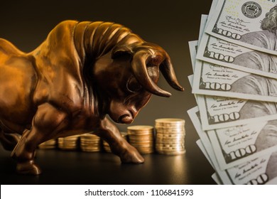 Financial Investment In Bull Market. How To Trade In Risk Valuation Situation. Money Currency Was Allocate To Portfolio Efficiency. Investor Can Get More Capital Gain And Dividend