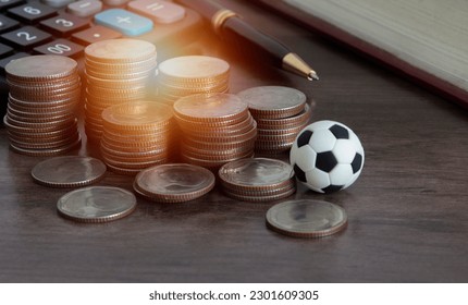 financial management in football club , soccer business management   - Powered by Shutterstock