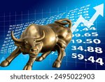 Financial symbols, Bulls of Stock exchange market