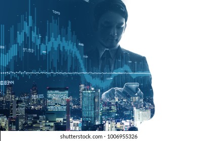 Financial technology concept. Fintech. - Shutterstock ID 1006955326