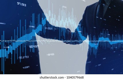 Financial Technology Concept. Trading.