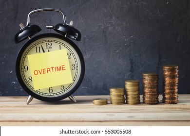 Financial Wealth Concept-Working Overtime