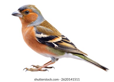 Finch bird isolated on white background