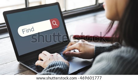 Find Search Engine Browser Looking Concept