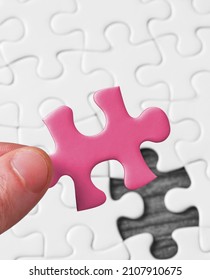 Find your missing piece concept