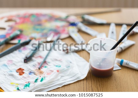 Image, Stock Photo plastic Art Paintbrush