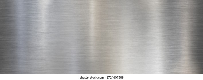 Fine Metal Brushed Wide Steel Or Aluminum Textured Background