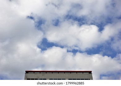 a fine sky view with white clouds
