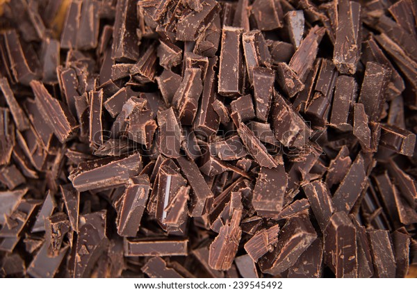 Finely\
Chopped Dark Chocolate for Making Decadent\
Dessert