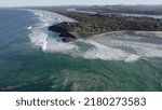 Fingal Headland - NSW - Australia - Aerial Shot