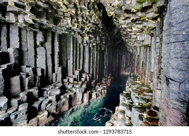 Fingals Cave On The Isle Of Staffa In The Hebrides.