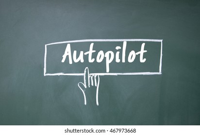 Finger Click Autopilot Symbol