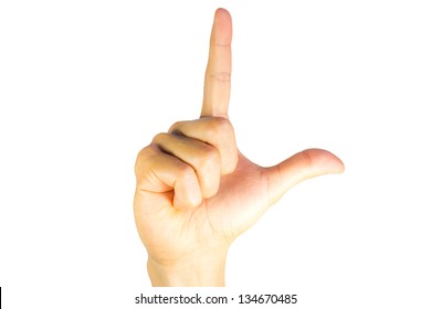 Finger Spelling Alphabet American Sign Language Stock Photo 134670485 ...