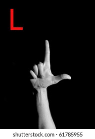 Finger Spelling The Alphabet - Letter 