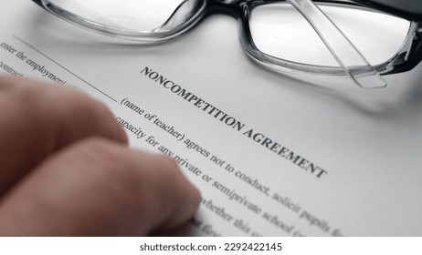 Finger tapping on non competition agreement
