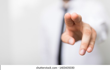 finger touch point concept presentation