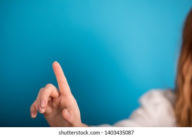 finger touch point concept presentation