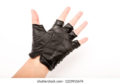fingerless hand gloves