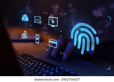 fingerprint identification for digital cyber security, biometrics security