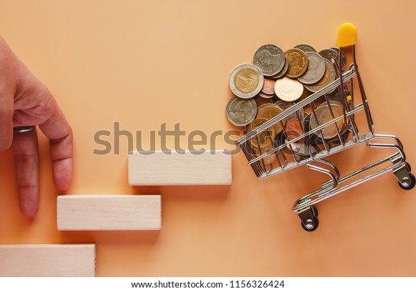 wooden toy trolley