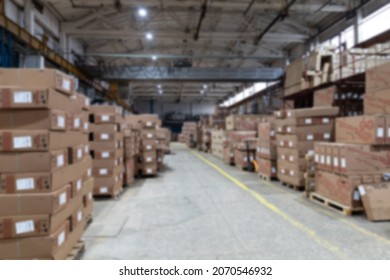 Finished Goods Warehouse Large Room Cardboard Stock Photo (Edit Now ...