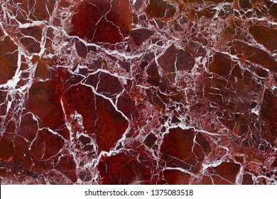 The Finishing Stone. The Polished Red Marble. Texture.