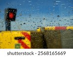 Finland, North Ostrobothnia, Hailuoto Island. Ferry ride, view from inside the car.