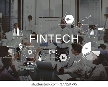 Fintech Investment Financial Internet Technology Concept - Powered by Shutterstock