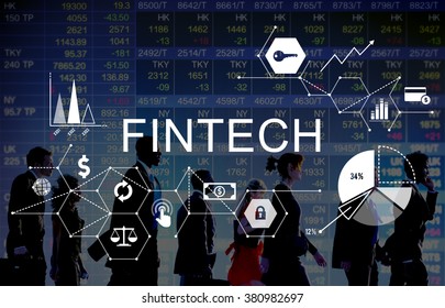 Fintech Investment Financial Internet Technology Concept - Powered by Shutterstock