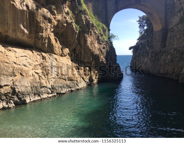 Fiordo Di Furore Beach Furore Fjord Stock Photo Edit Now