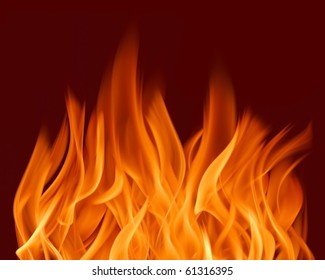 Orange Pattern Fire PPT template 95 | CrystalGraphics