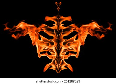 Fire abstract background