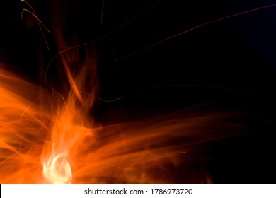 Fire Abstraction Of The Phoenix Bird